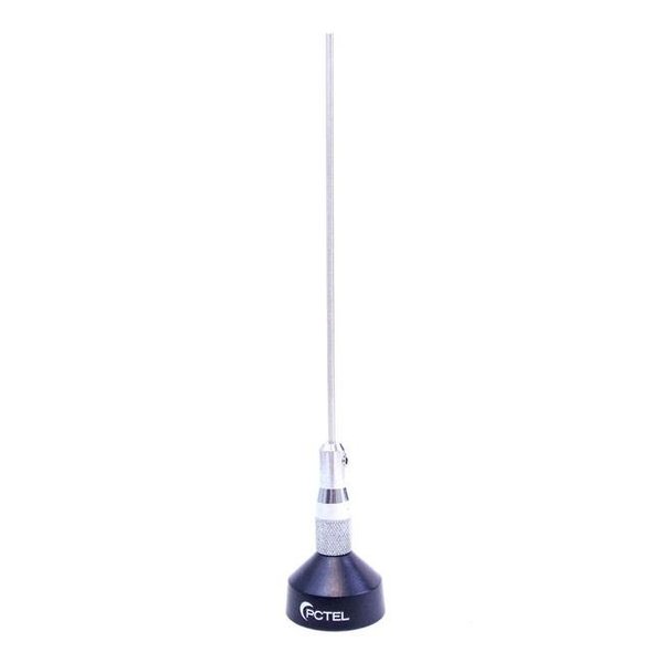 Pctel & Maxrad PCTEL & Maxrad MAXMFT 118-940 MHz 200W Field Tunable Unity 1 by 4 Wave Black & Chrome Antenna MAXMFT